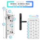 Smart Door Lock Slim - 35-92mm (22x330mm) - Black -