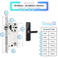 Smart Door Lock - 50-50mm (22x240mm) - Bronze -
