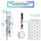 Smart Door Lock Sleek Silver 2885 270mm sliding door multipoint wifi gateway