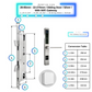 Smart Door Lock Sleek Silver 2885 270mm sliding door wifi gateway