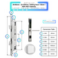 Smart Door Lock Sleek Silver 2885 330mm sliding door wifi gateway