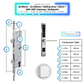 Smart Door Lock Sleek Silver 3585 330mm multipoint wifi gateway