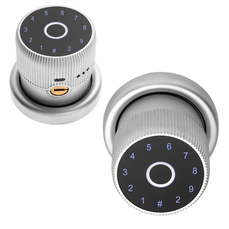 Smart Door Knob Lock Silver