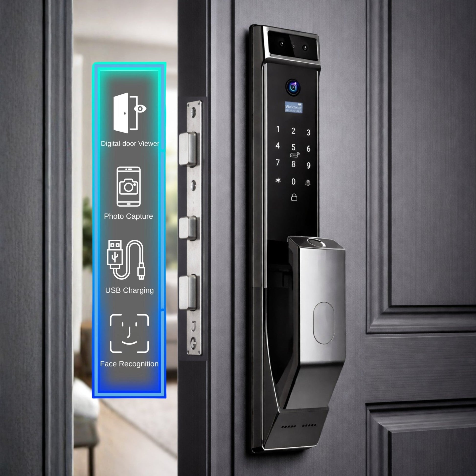 FaceRecSmartLockPro Gray