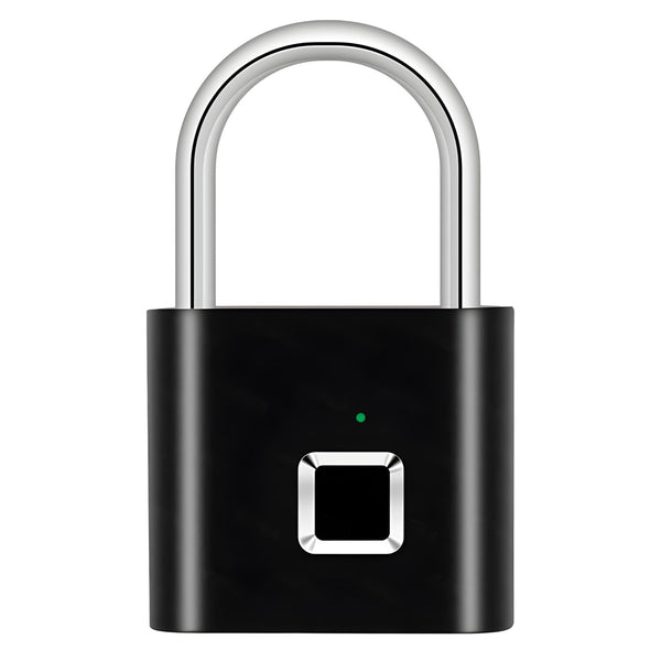 Fingerprint_Lock_Smart_Padlock- Black