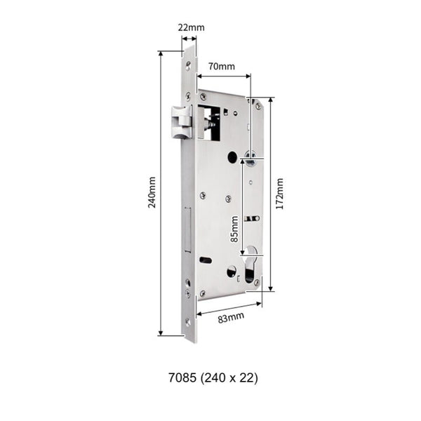 Mortises - 28-85mm (22x240mm) - -