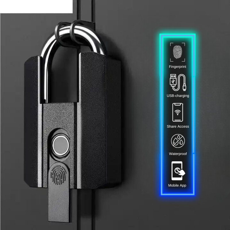 Smart Bluetooth Padlock - With Gateway - -