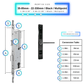 Smart Door Lock Sleek - Black - 35-85mm (22x330mm) Multipoint