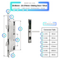 Smart Door Lock Sleek - Silver - 35-85mm (22x270mm) Sliding Door