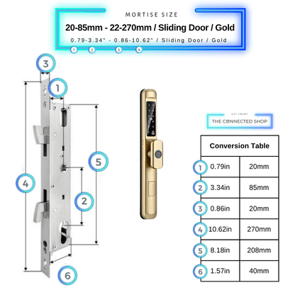 Smart Door Lock Slim Knob