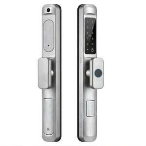 Smart door lock slim knob silver 1