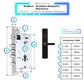 Smart Door Lock Thick - 60-68mm (30x240mm) Multipoint - Red Bronze - No WiFi Gateway