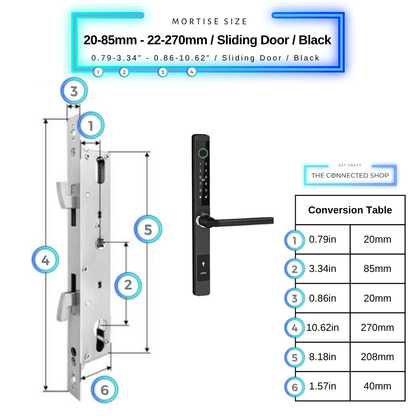 Serrure Intelligente pour Porte Coulissante 