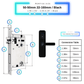 Smart Door Lock XL - 50-50mm (22x160mm) - Black