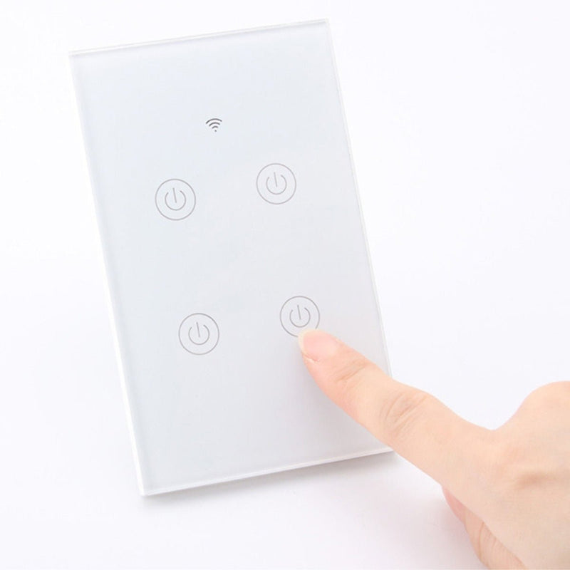 Smart Light Switch - White - 3 Switch -