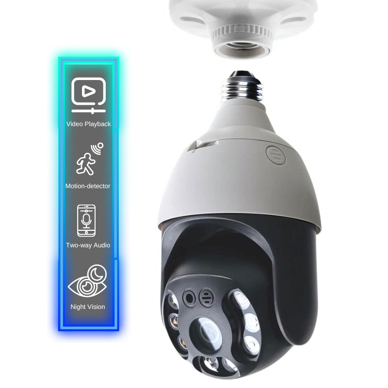 Smart Lightbulb Camera - No Card - -