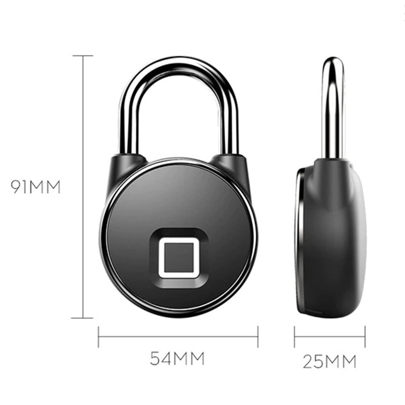 Smart Padlock Bluetooth - Black - -