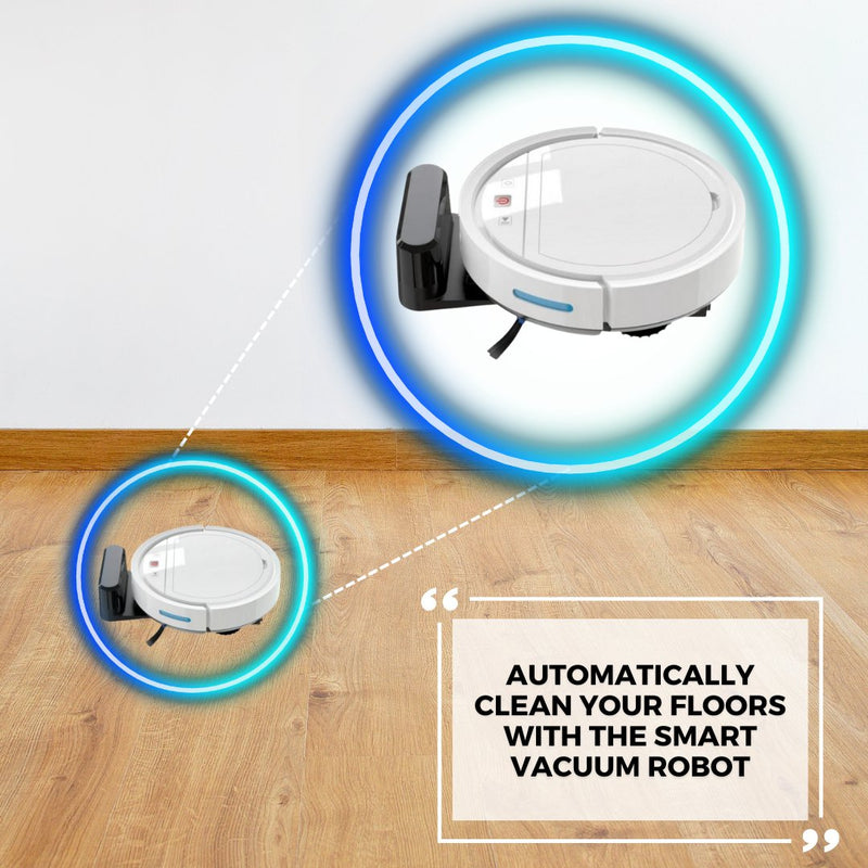 Smart Vacuum Robot - Black - -