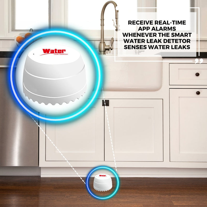 Smart Water Leak Detector - 6 pieces - -