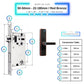 Universal Smart Door Lock Camera - 50-50mm (22x180mm) - Red Bronze -